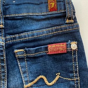7 seven for all man kind jeans worn once
